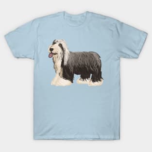 Bearded Collie (Large Design) T-Shirt